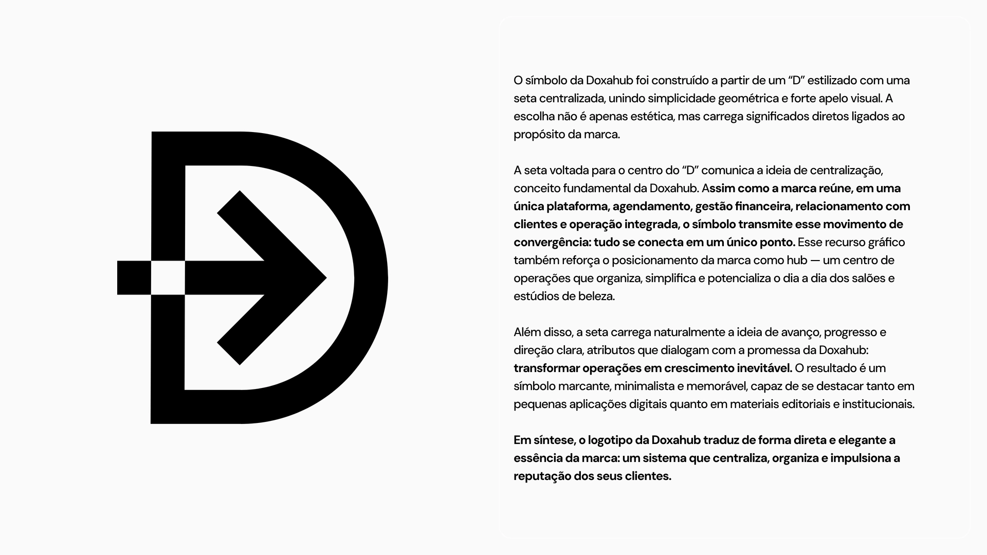 Símbolo de DoxaHub y la explicación de su construcción